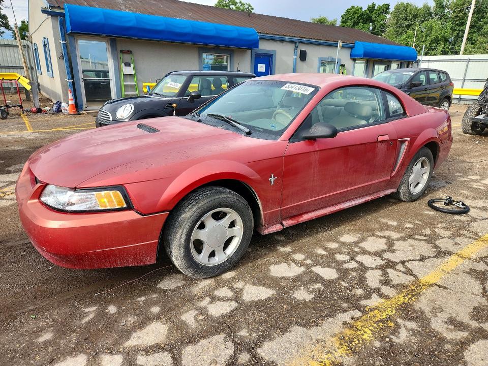2000 Ford Mustang VIN 1FAFP4045YF103087 COPART salvage auction — REAR END, Ks - Cert Of Title-Salvage, sold $375 on 2026-07-08 (photo 1)