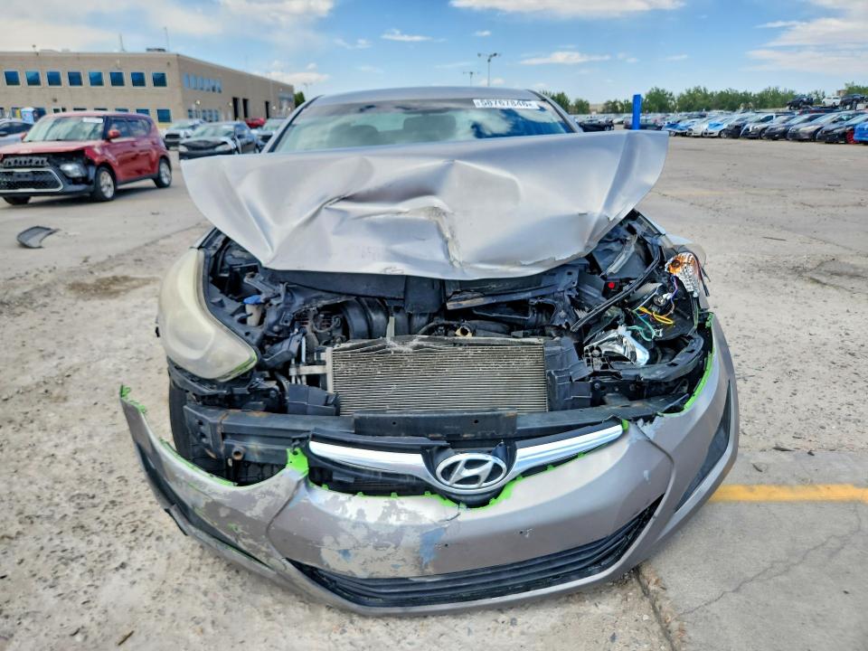2014 Hyundai Elantra VIN KMHDH4AE8EU200664 COPART salvage auction — FRONT END, CO - PUBLIC - SALVAGE TITLE, sold $350 on 2026-07-27 (photo 5)
