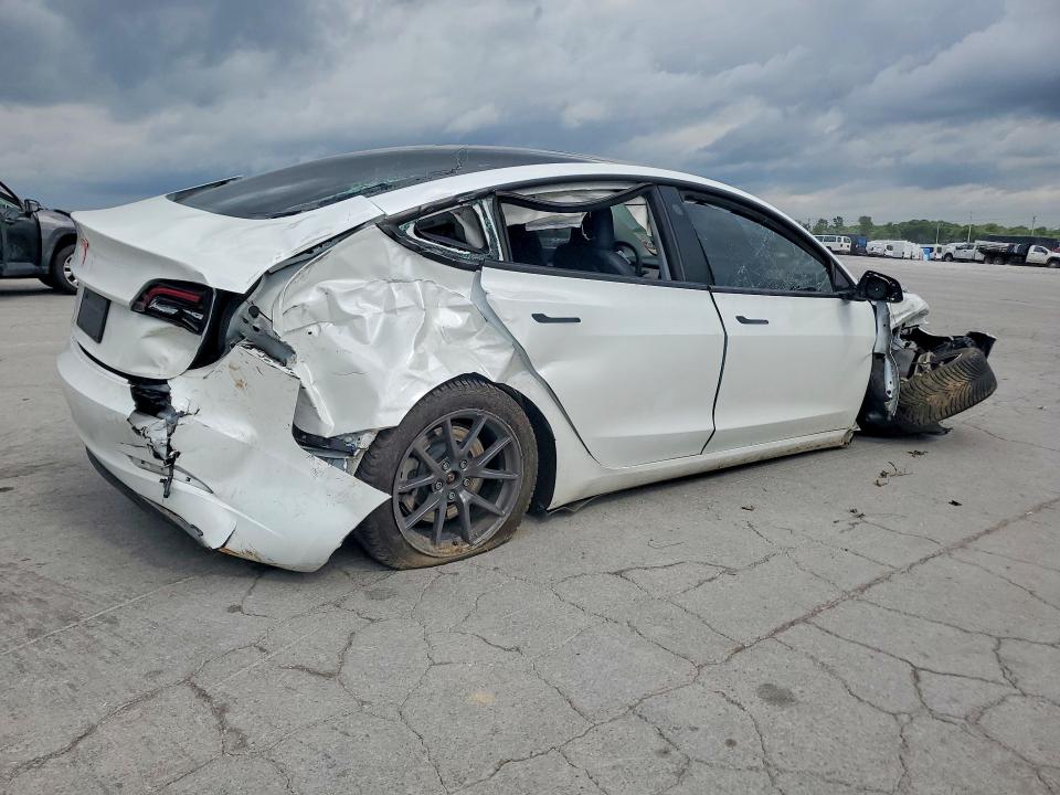 2023 Tesla Model 3 VIN 5YJ3E1EAXPF420978 COPART salvage auction — FRONT END, Tn - Salvage Certificate, sold $3,100 on 2026-07-27 (photo 3)