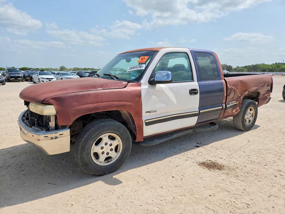 2001 Chevrolet Silverado VIN 1GCEK19T91E127188 COPART salvage auction — REAR END, Tx - Certificate Of Title, sold $675 on 2026-07-09 (photo 1)