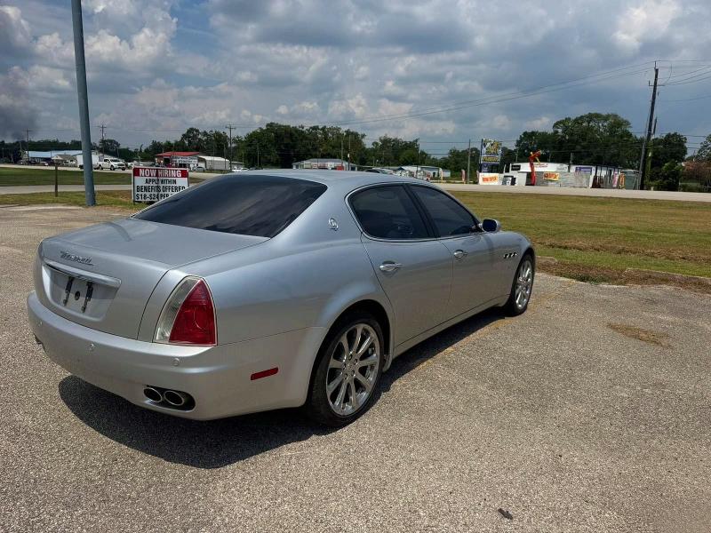 2006 Maserati Quattroporte VIN ZAMCE39A360022008 COPART salvage auction — FRONT END, Tx - Certificate Of Title (P), sold $1,950 on 2026-07-30 (photo 4)