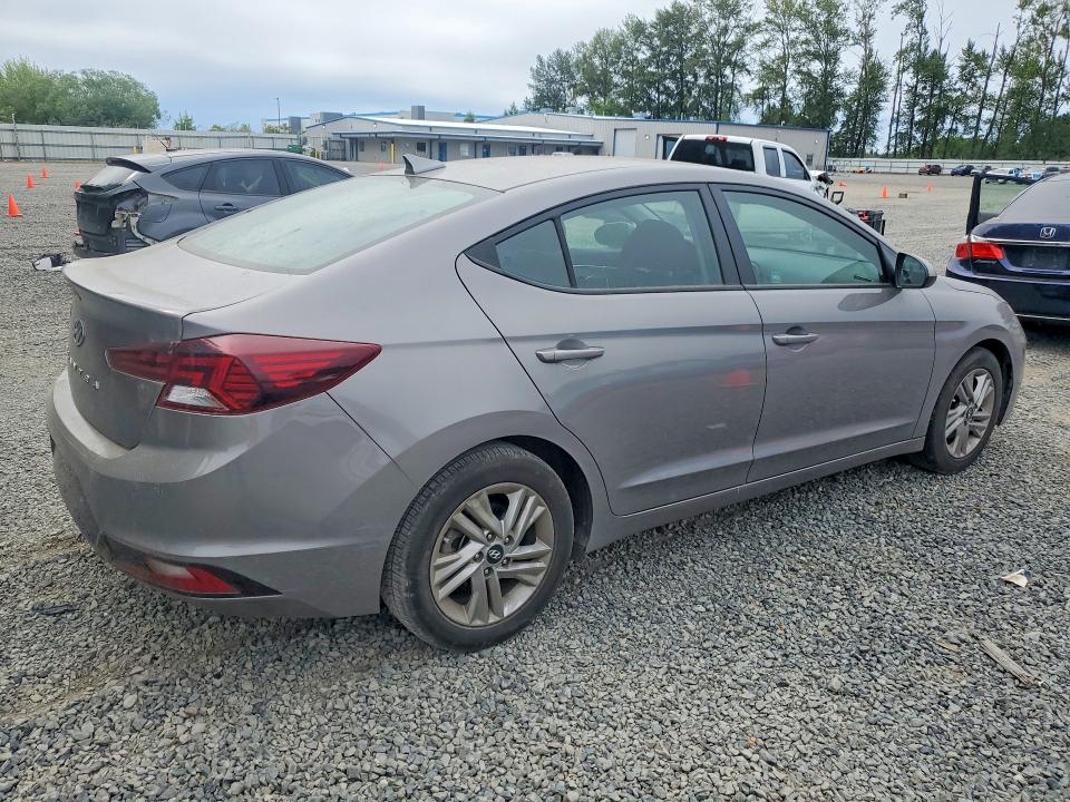 2020 Hyundai Elantra VIN KMHD84LF0LU105826 COPART salvage auction — VANDALISM, Az - Cert Of Title - Salvage, sold $3,950 on 2026-07-06 (photo 3)