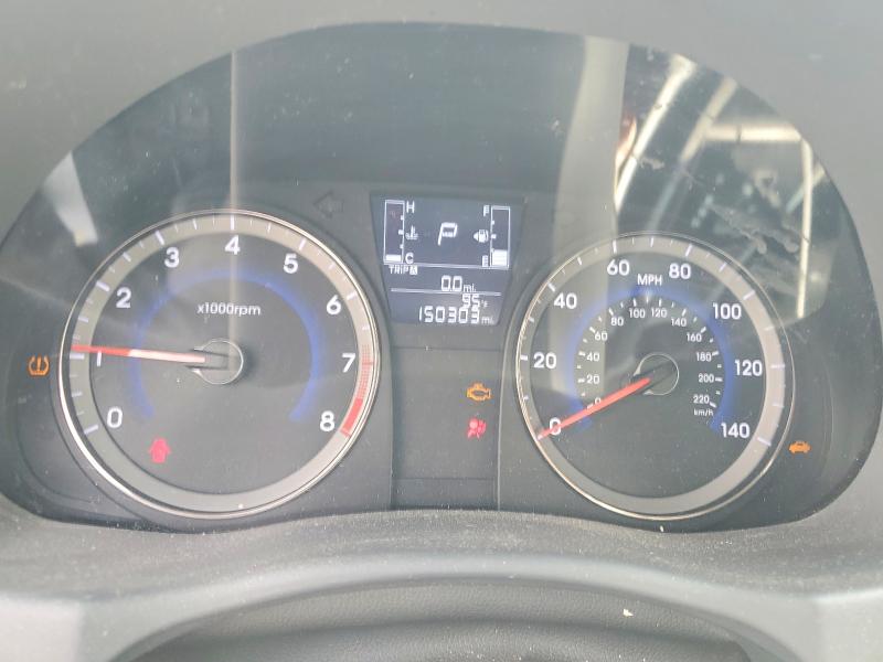 2017 Hyundai Accent VIN KMHCT4AE1HU290089 COPART salvage auction — FRONT END, TX - SALVAGE VEHICLE TITLE, sold $500 on 2026-07-27 (photo 9)