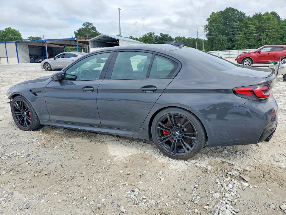 2021 BMW M5 VIN WBS83CH08MCG82044 COPART salvage auction — FRONT END, SC - CERT OF TITLE-SALVAGE, sold $26,250 on 2026-07-27 (photo 2)