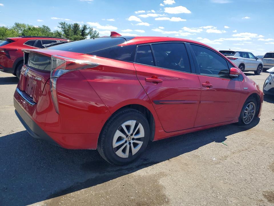 2018 Toyota Prius VIN JTDKBRFU3J3066480 COPART salvage auction — FRONT END, Pa - Cert Of Salv-R=Reconstructed, sold $2,100 on 2026-07-14 (photo 3)