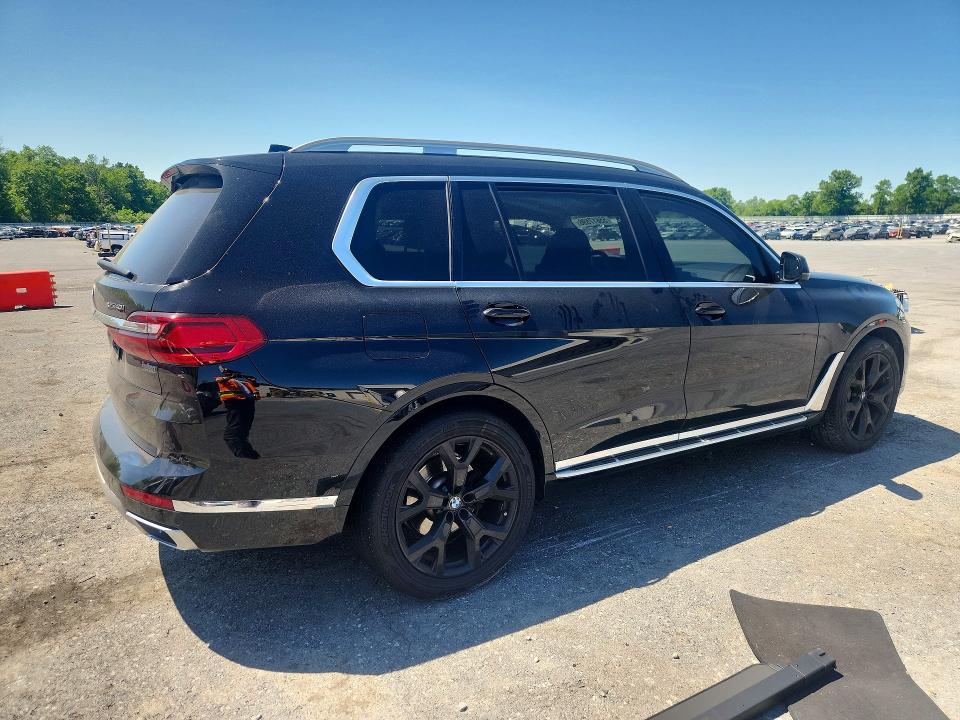 2022 BMW X7 VIN 5UXCW2C04N9J48995 COPART salvage auction — FRONT END, Pa - Certificate Of Salvage, sold $20,300 on 2026-07-14 (photo 3)