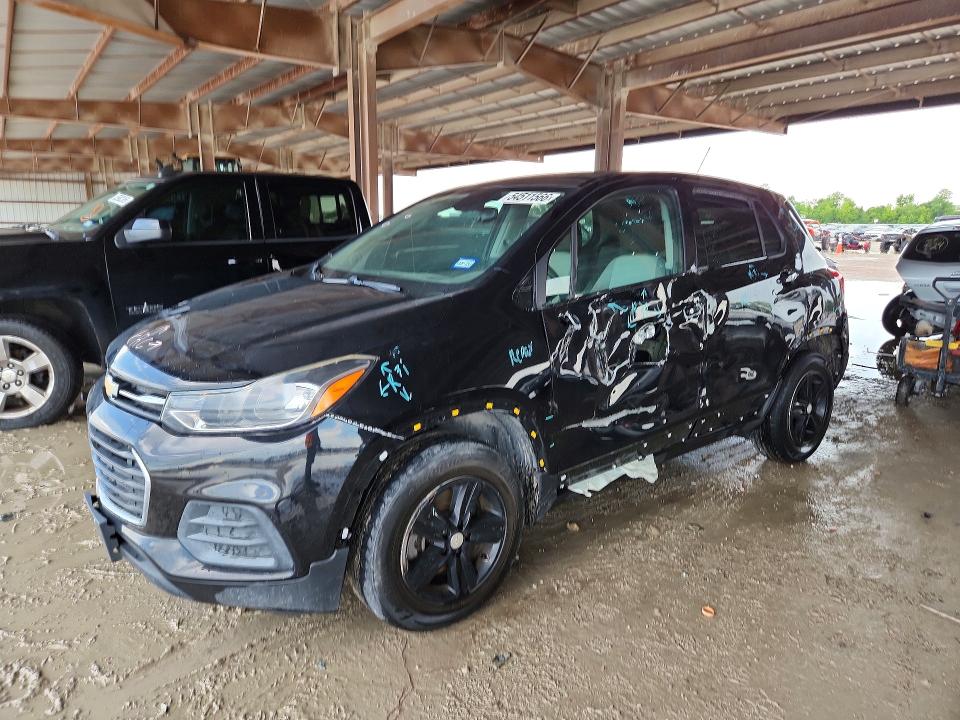 2022 Chevrolet Trax VIN KL7CJNSM1NB511006 COPART salvage auction — SIDE, Tx - Salvage Vehicle Title, sold $1,550 on 2026-07-28 (photo 1)