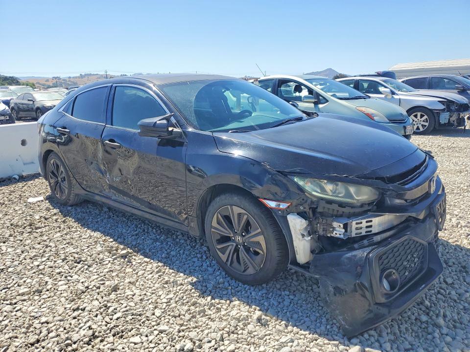 2017 Honda Civic VIN SHHFK7H51HU400223 COPART salvage auction — SIDE, CA - SALVAGE CERTIFICATE, sold $1,250 on 2026-07-09 (photo 4)