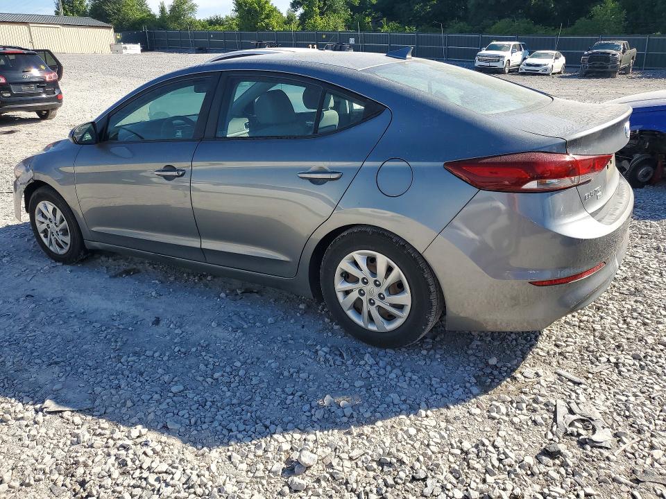 2017 Hyundai Elantra VIN KMHD74LF2HU089848 COPART salvage auction — REAR END, Tn - Salvage Certificate, sold $1,800 on 2026-07-28 (photo 2)