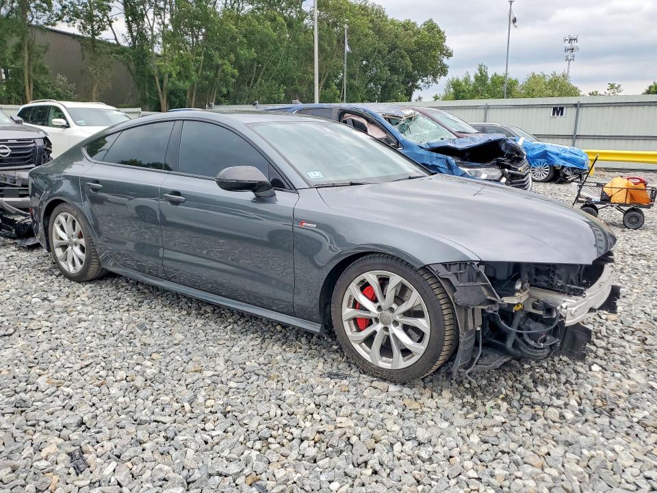 2017 Audi A7 VIN WAUW3AFC8HN015057 COPART salvage auction — FRONT END, Ma - Cert Of Title-Salvage, sold $9,400 on 2026-08-12 (photo 4)