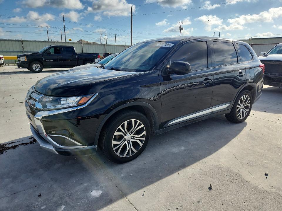 2018 Mitsubishi Outlander VIN JA4AD2A3XJZ009695 COPART salvage auction — FRONT END, Tx - Nonrepairable Title, sold $2,050 on 2026-07-07 (photo 1)
