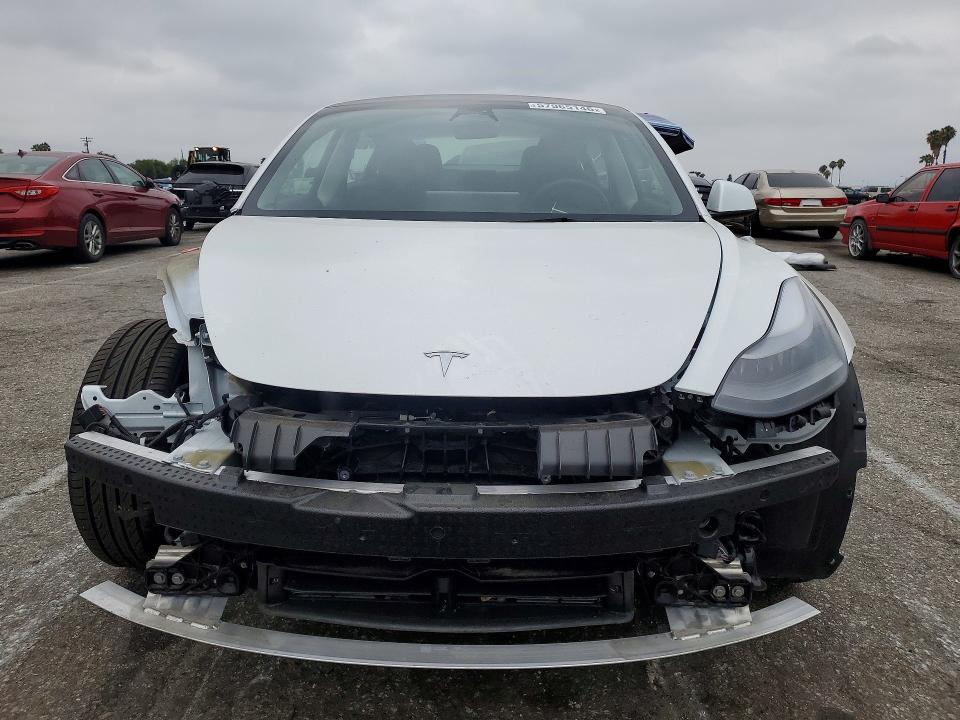 2023 Tesla VIN 5YJ3E1EA4PF544051 COPART salvage auction — FRONT END, Ca - Salvage Certificate, sold $7,200 on 2026-07-21 (photo 5)