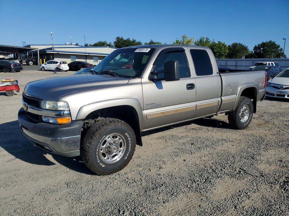 2001 Chevrolet Silverado 2500 VIN 1GCHK29GX1E177250 COPART salvage auction — REAR END, Ca - Salvage Certificate, sold $1,350 on 2026-07-02 (photo 1)