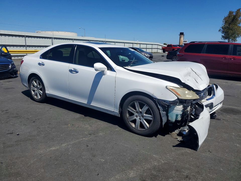 2008 Lexus Es 350 VIN JTHBJ46G382187590 COPART salvage auction — FRONT END, CA - SALVAGE CERTIFICATE, sold $225 on 2026-07-27 (photo 4)