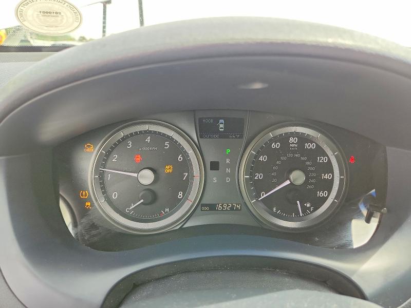 2008 Lexus ES VIN JTHBJ46G182170724 COPART salvage auction — FRONT END, Co - Public - Salvage Title, sold $950 on 2026-07-13 (photo 9)