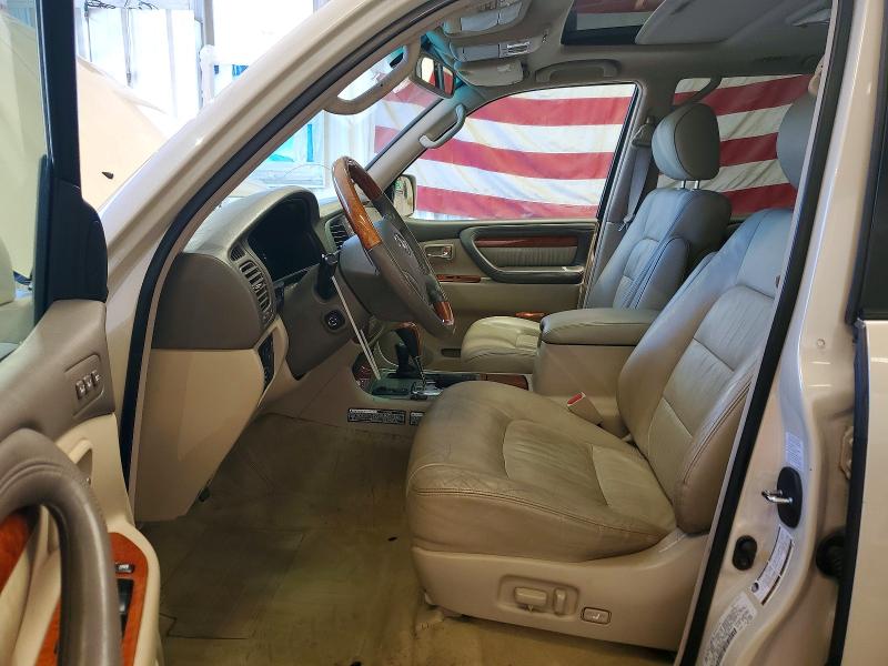 2004 Lexus Lx 470 VIN JTJHT00W543545448 COPART salvage auction — SIDE, Me - Cert Of Title-Salvage Collisio, sold $5,100 on 2026-07-16 (photo 7)