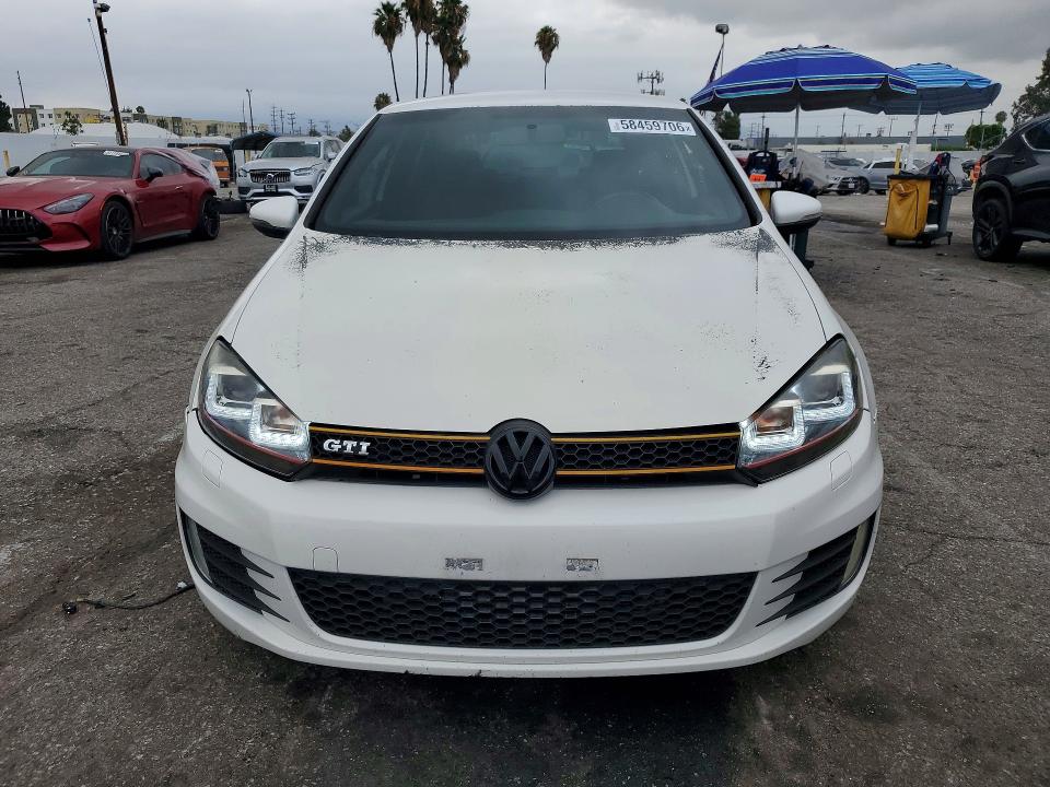 2010 Volkswagen Gti VIN WVWFD7AJ1AW273879 COPART salvage auction — MECHANICAL, Ca - Cert Of Title-Salvaged, sold $1,200 on 2026-07-31 (photo 5)