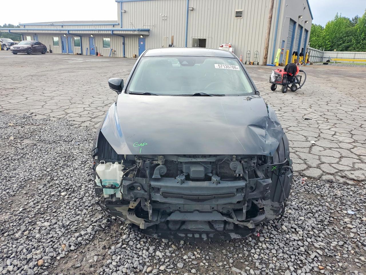 2018 Mazda 3 VIN 3MZBN1U78JM193324 COPART salvage auction — Front End, TN - SALVAGE CERTIFICATE, sold $2,850 on 2026-07-09 (photo 5)