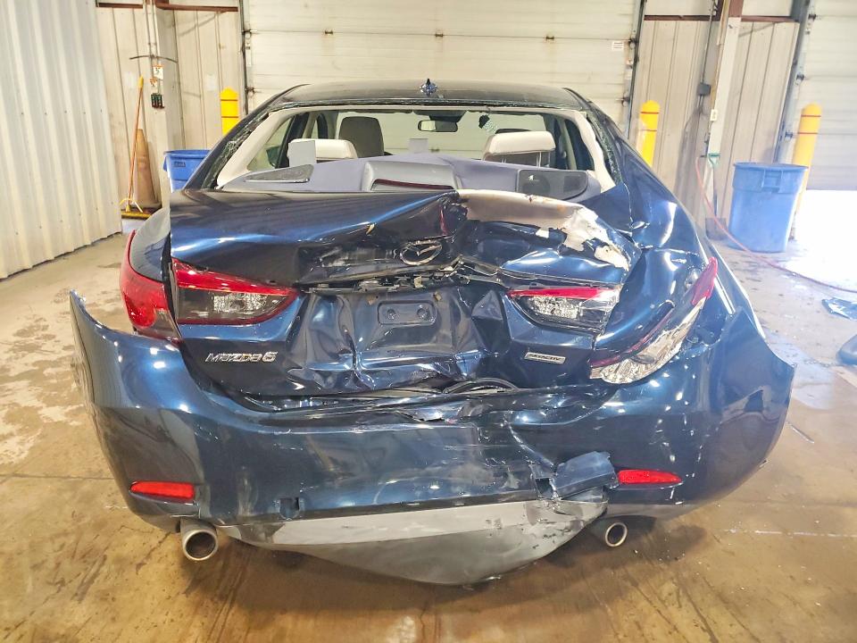 2017 Mazda 6 VIN JM1GL1V56H1119340 COPART salvage auction — REAR END, Pa - Certificate Of Salvage, sold $725 on 2026-07-17 (photo 6)