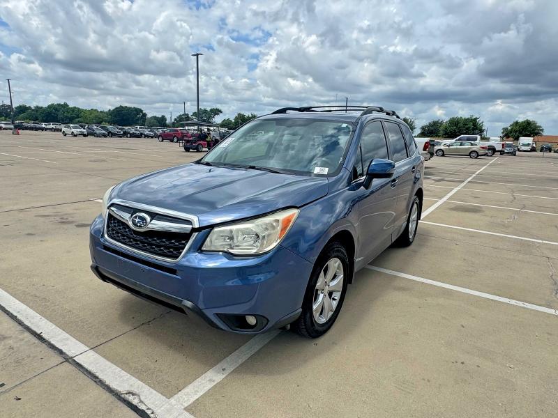 2014 Subaru Forester VIN JF2SJAMC9EH502743 COPART salvage auction — MINOR DENT/SCRATCHES, Tx - Certificate Of Title (P), sold $600 on 2026-07-02 (photo 2)