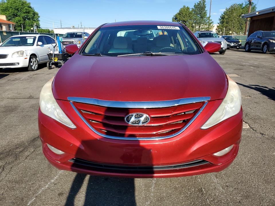 2013 Hyundai Sonata VIN 5NPEB4AC9DH729574 COPART salvage auction — REAR END, Co - Public - Salvage Title, sold $1,200 on 2026-07-18 (photo 5)