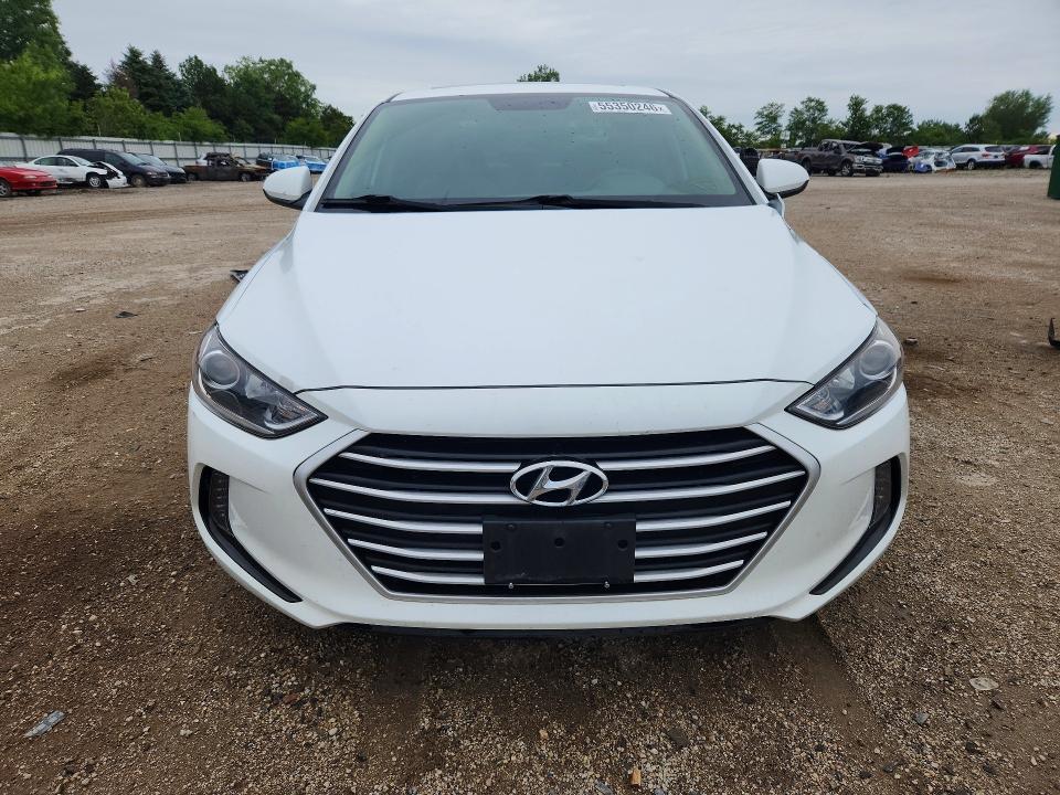 2017 Hyundai Elantra VIN 5NPD84LF3HH192286 COPART salvage auction — SIDE, IL - SALVAGE CERTIFICATE, sold $3,350 on 2026-07-09 (photo 5)