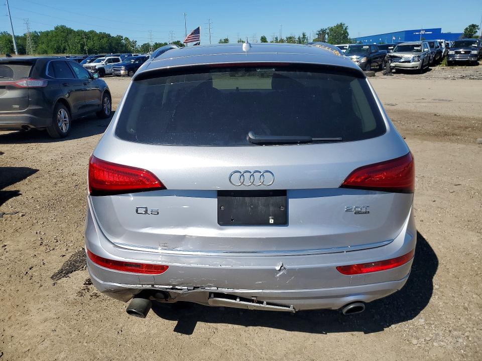 2016 Audi Q5 VIN WA1C2AFP1GA016076 COPART salvage auction — REAR END, Mi - Certificate Of Title, sold $6,900 on 2026-07-31 (photo 6)