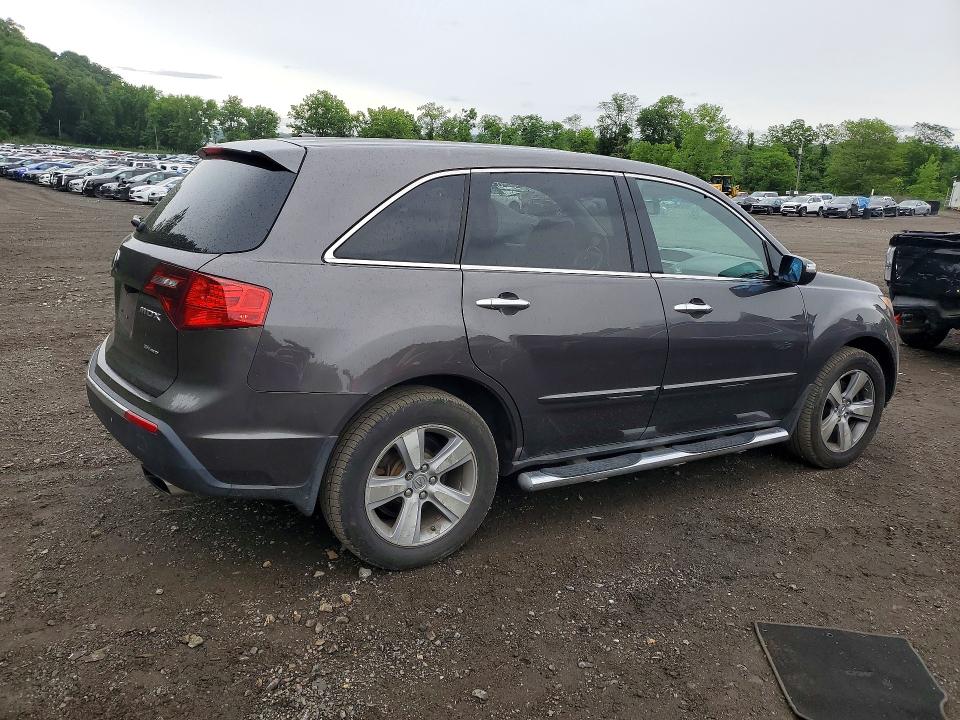 2010 Acura Mdx VIN 2HNYD2H2XAH519220 COPART salvage auction — SIDE, NY - MV-907A SALVAGE CERTIFICATE, sold $650 on 2026-07-02 (photo 3)