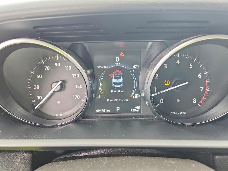 2016 Land rover RANGE ROVER VIN SALWR2PF4GA120239 COPART salvage auction — MINOR DENT/SCRATCHES, Sc - Certificate Of Title, sold $2,350 on 2026-07-09 (photo 9)