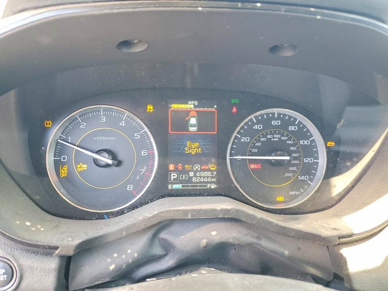 2022 Subaru Xv VIN JF2GTHRC5NH255142 COPART salvage auction — FRONT END, Ca - Salvage Certificate, sold $3,900 on 2026-07-15 (photo 9)