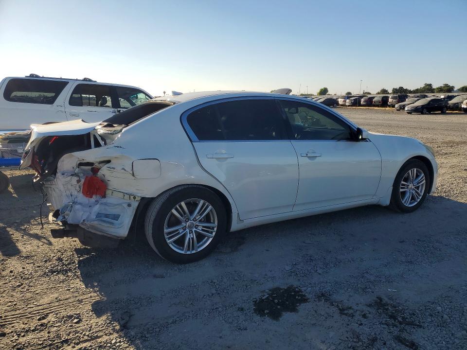 2012 Infiniti VIN JN1CV6AP6CM620218 COPART salvage auction — REAR END, Ca - Salvage Certificate, sold $800 on 2026-07-02 (photo 3)