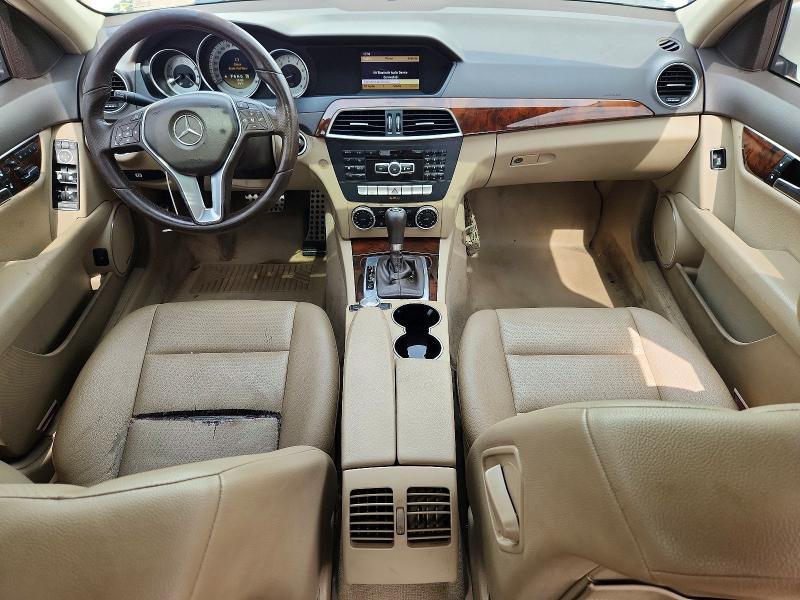 2012 Mercedes-benz C-klasse VIN WDDGF8BBXCA689138 COPART salvage auction — FRONT END, Il - Salvage Certificate, sold $250 on 2026-07-21 (photo 8)
