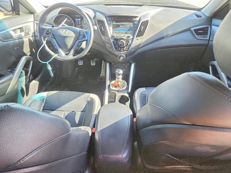 2015 Hyundai Veloster VIN KMHTC6AE8FU227466 COPART salvage auction — FRONT END, Id - Salvage Certificate Of Title, sold $475 on 2026-09-02 (photo 8)