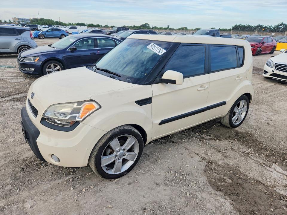 2011 Kia Soul VIN KNDJT2A26B7718072 COPART salvage auction — FRONT END, FL - CERT OF TITLE SLVG REBUILDABLE, sold $1,400 on 2026-07-27 (photo 1)