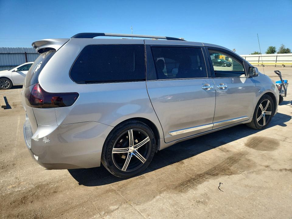 2011 Toyota Sienna VIN 5TDKK3DC6BS072863 COPART salvage auction — SIDE, Ca - Salvage Certificate, sold $1,850 on 2026-07-31 (photo 3)