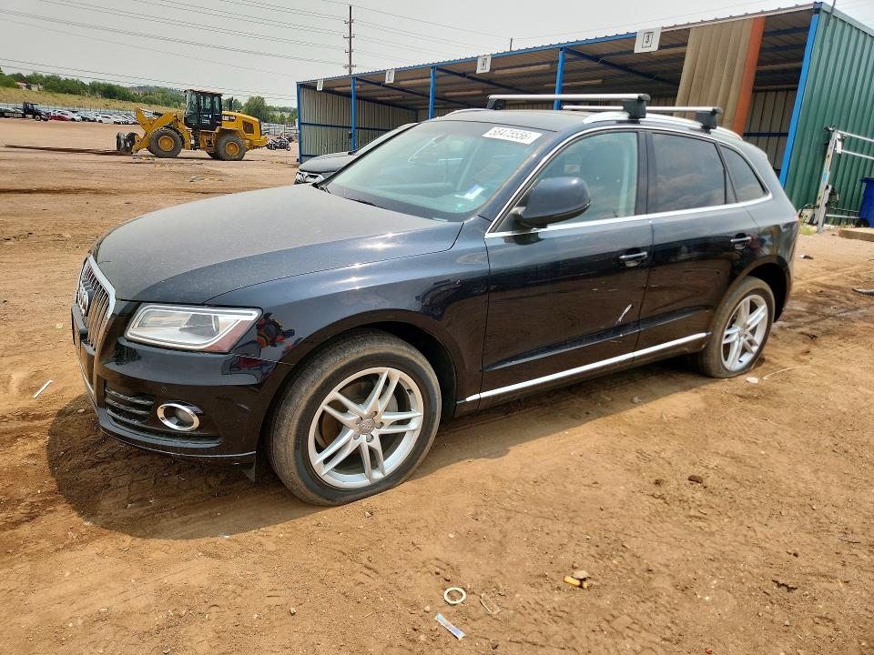 2014 Audi Q5 VIN WA1LFAFPXEA067335 COPART salvage auction — FRONT END, Co - Dis/Dlr/Exp Only Clean Title (P), sold $400 on 2026-07-13 (photo 1)