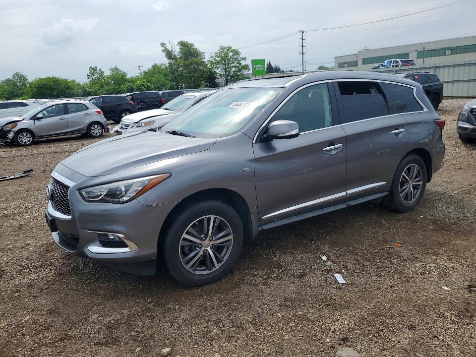 2019 Infiniti Qx60 VIN 5N1DL0MM2KC506979 COPART salvage auction — VANDALISM, Il - Salvage Certificate, sold $2,200 on 2026-07-10 (photo 1)