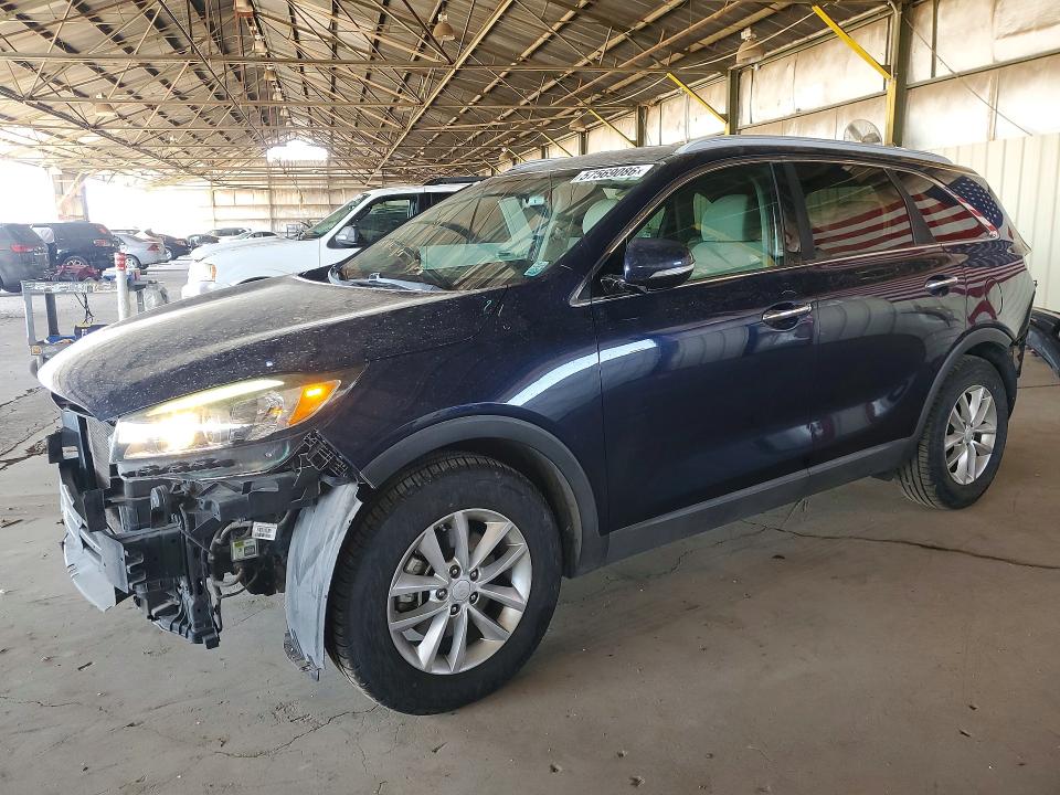 2019 Kia Sorento VIN 5XYPG4A39JG427652 COPART salvage auction — FRONT END, Az - Cert Of Title - Salvage, sold $2,950 on 2026-07-27 (photo 1)
