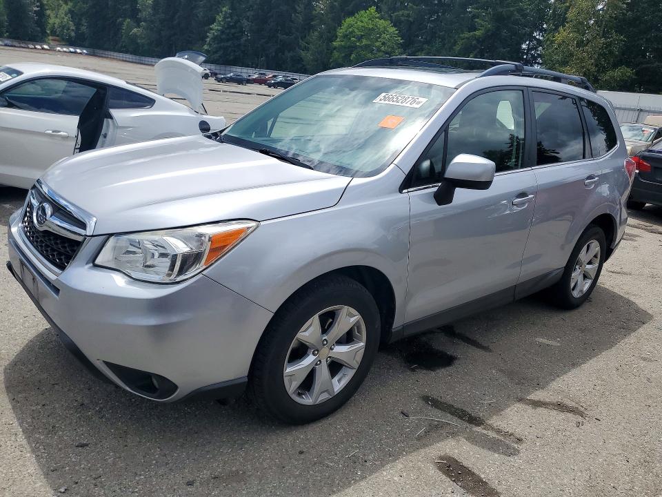 2015 Subaru Forester VIN JF2SJAHC9FH598188 COPART salvage auction — MINOR DENT/SCRATCHES, Wa - Vehicle Cert Of Ownership-Titl, sold $775 on 2026-07-06 (photo 1)