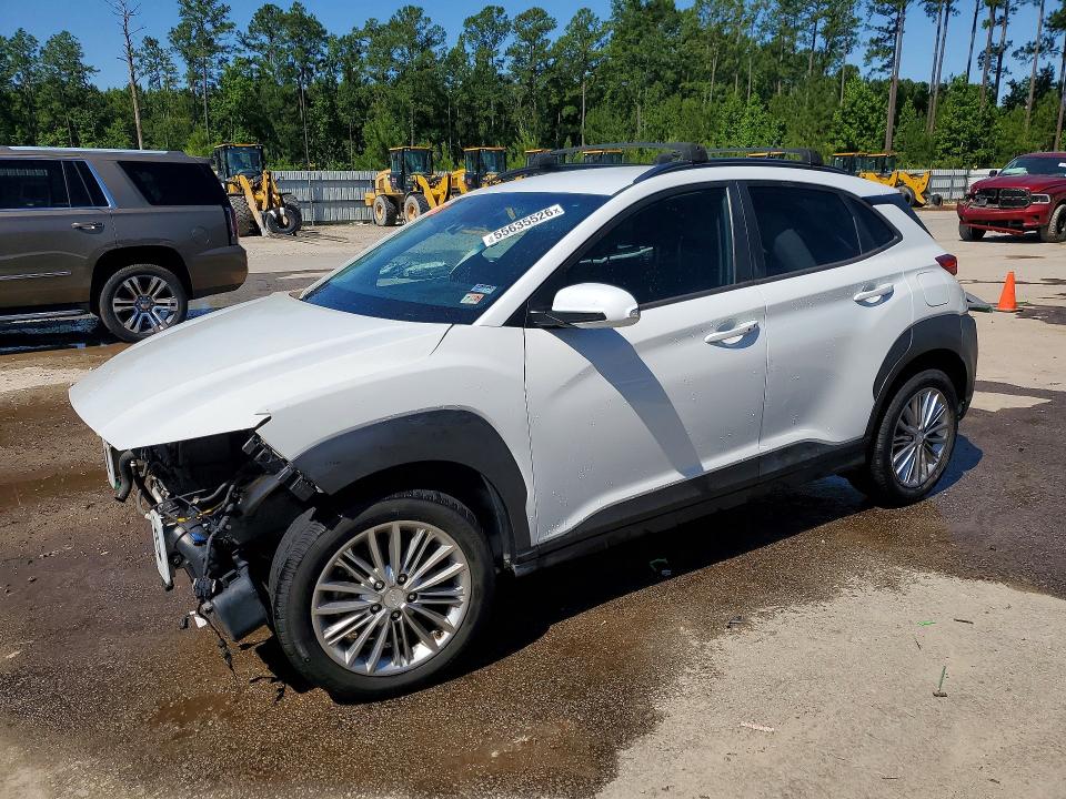 2021 Hyundai Kona VIN KM8K2CAA2MU601612 COPART salvage auction — FRONT END, Sc - Cert Of Title-Salvage, sold $3,500 on 2026-07-08 (photo 1)