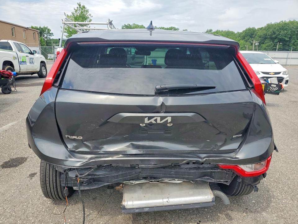 2026 Kia Niro VIN KNDCP3LE7T5316553 COPART salvage auction — REAR END, OH - CERTIFICATE OF TITLE, sold $7,200 on 2026-07-22 (photo 6)