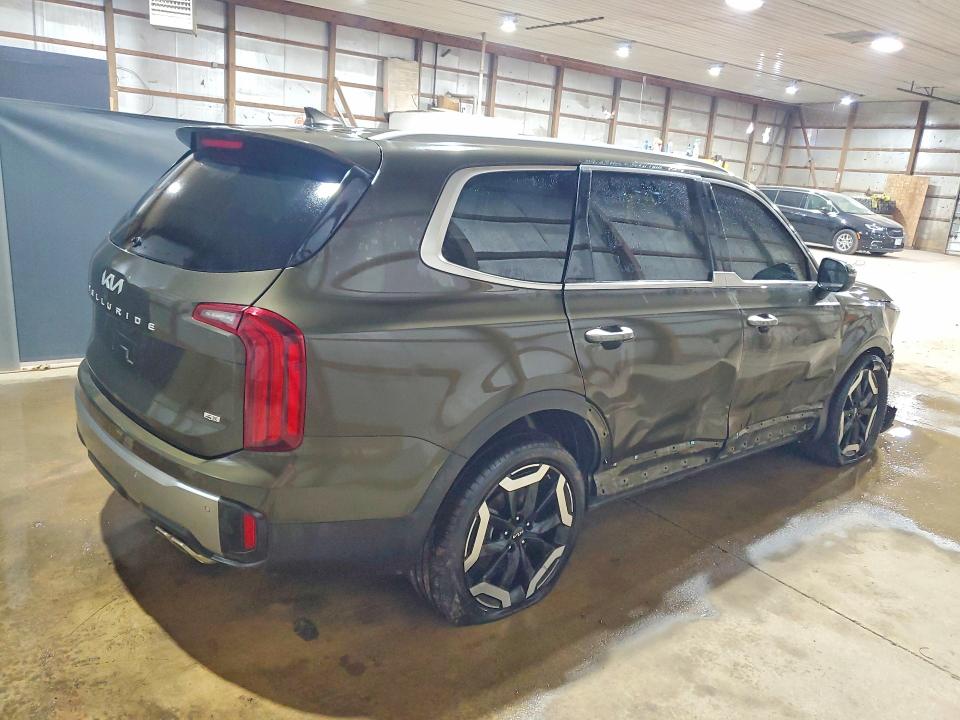 2025 Kia Telluride VIN 5XYP6DGC3SG603672 COPART salvage auction — FRONT END, Va - Cert Of Title - Salvage, sold $12,100 on 2026-07-27 (photo 3)
