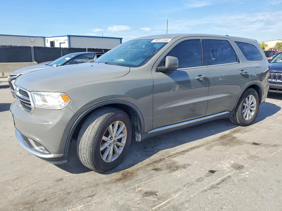 2020 Dodge Durango VIN 1C4RDHAG3LC204705 COPART salvage auction — FRONT END, In - Certificate Of Title, sold $3,450 on 2026-07-09 (photo 1)