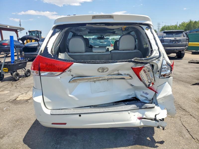 2012 Toyota Sienna VIN 5TDYK3DC1CS191979 COPART salvage auction — REAR END, Co - Public - Salvage Title, sold $2,650 on 2026-07-14 (photo 6)