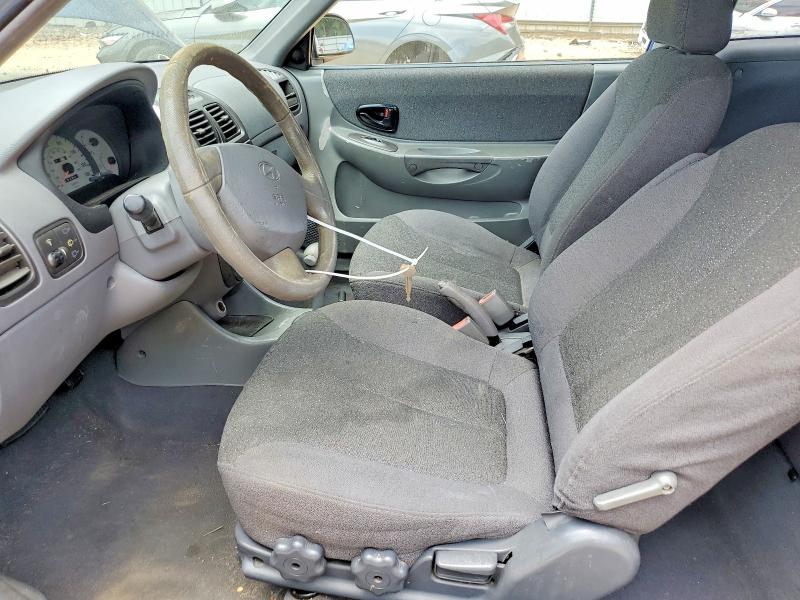 2002 Hyundai Accent VIN KMHCG35C82U210866 COPART salvage auction — UNDERCARRIAGE, Ga - Cert Of Title-Salvage, sold $275 on 2026-07-31 (photo 7)