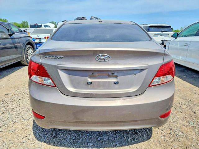 2013 Hyundai Accent VIN KMHCT4AE9DU510394 COPART salvage auction — FRONT END, ON - PERMIT NO BRAND - UNFIT, sold $450 on 2026-07-14 (photo 6)