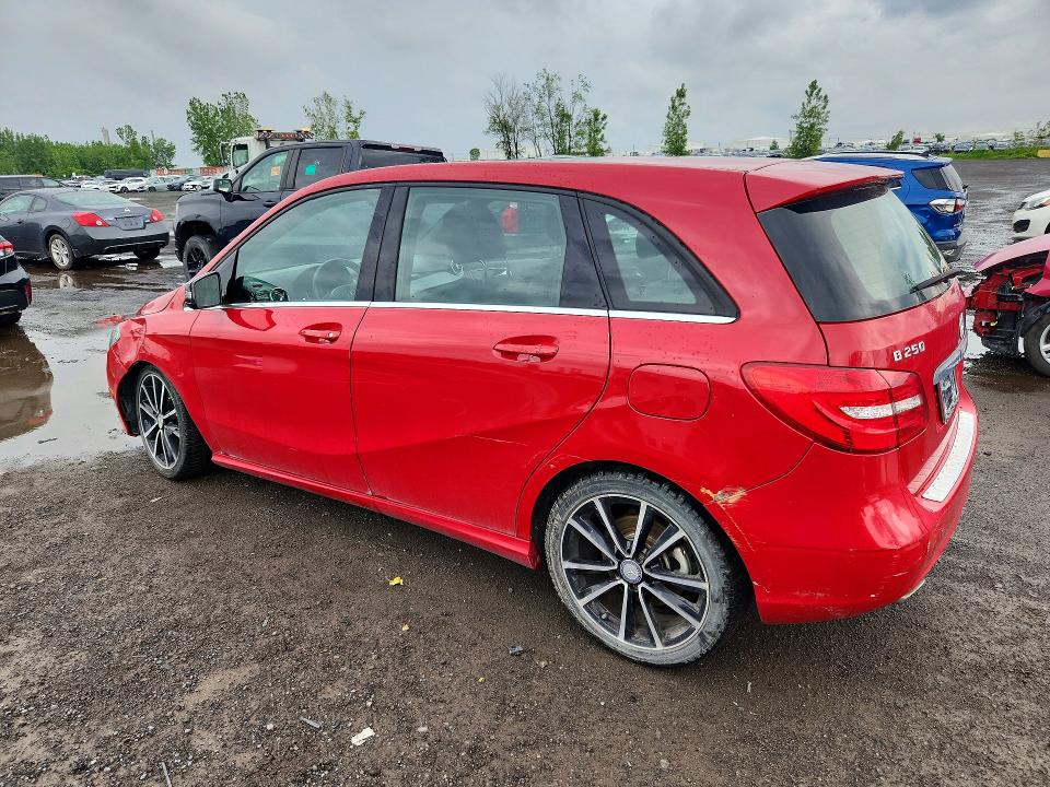 2013 Mercedes-benz B-class VIN WDDMH4EB2DJ154310 COPART salvage auction — SIDE, Qc - Gravement Accidente, sold $1,350 on 2026-07-14 (photo 2)