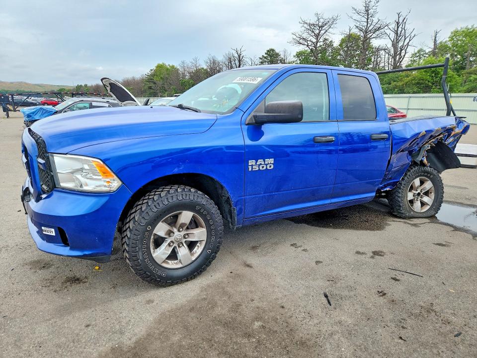 2017 Ram VIN 1C6RR7FG8HS809134 COPART salvage auction — REAR END, Ny - Mv-907A Salvage Certificate, sold $2,300 on 2026-08-28 (photo 1)