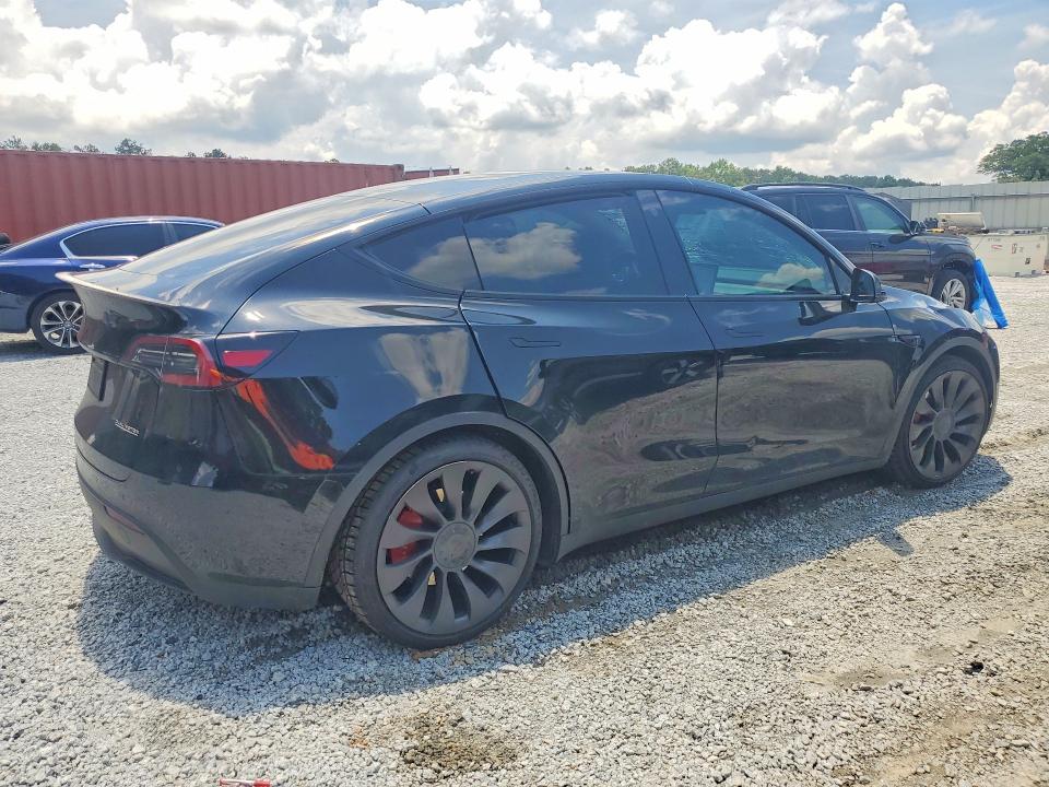 2023 Tesla Model y VIN 7SAYGDEF2PF764305 COPART salvage auction — FRONT END, Ga - Cert Of Title-Salvage, sold $700 on 2026-07-27 (photo 3)