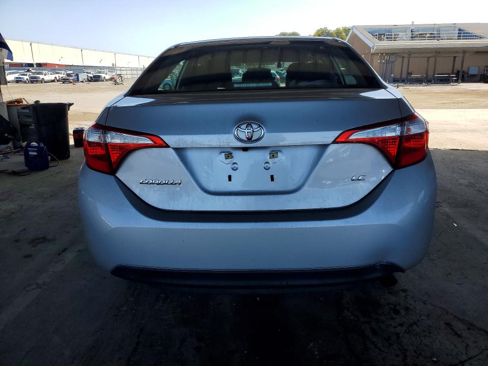 2014 Toyota Corolla VIN 5YFBURHE3EP086290 COPART salvage auction — FRONT END, Ca - Salvage Certificate, sold $1,700 on 2026-07-14 (photo 6)
